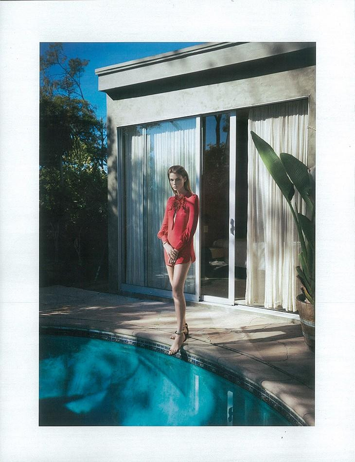 Angela Lindvall featured in L\' America, February 2013