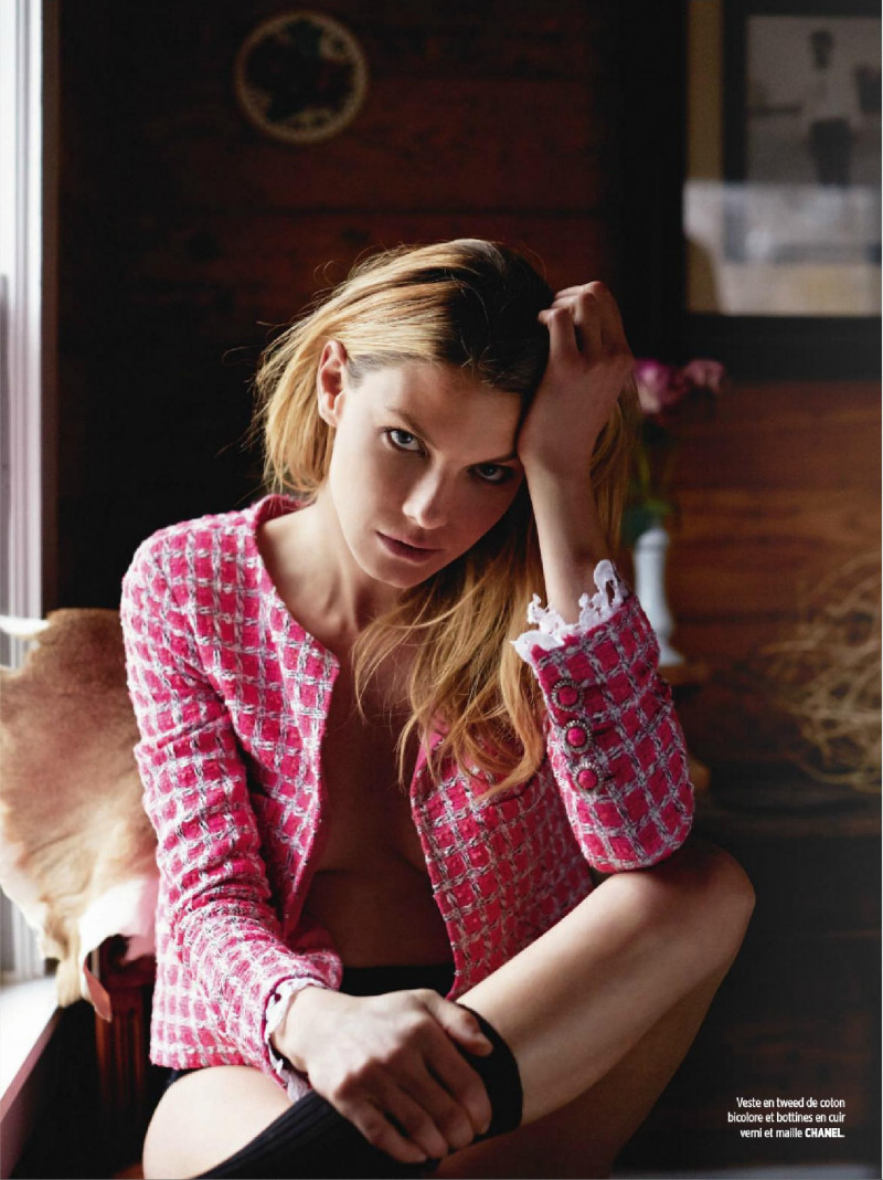 Angela Lindvall featured in Texas Girl, March 2014