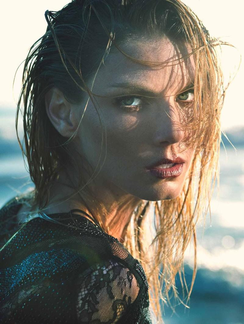Angela Lindvall featured in Siren Of The Sea, March 2014
