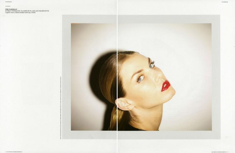 Angela Lindvall featured in The Obsessions, March 2014