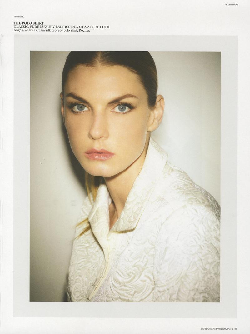 Angela Lindvall featured in The Obsessions, March 2014