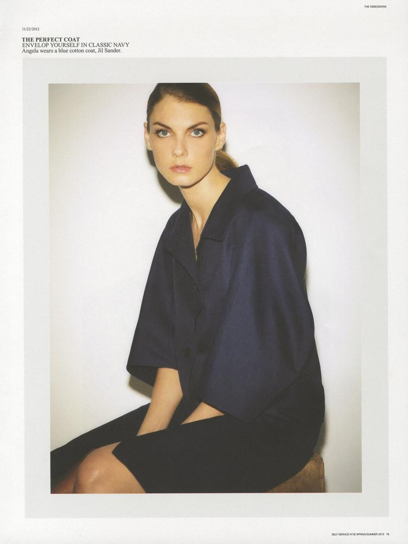 Angela Lindvall featured in The Obsessions, March 2014