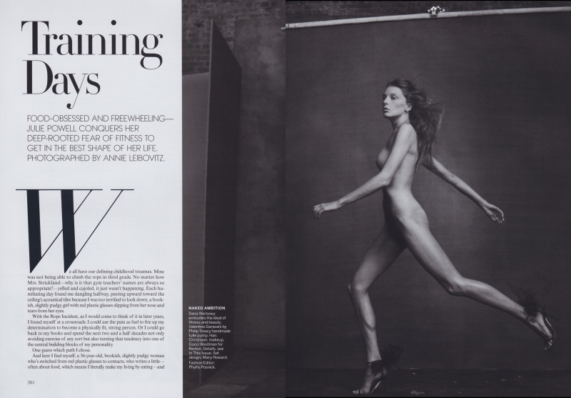 Daria Werbowy featured in Training Days, April 2010