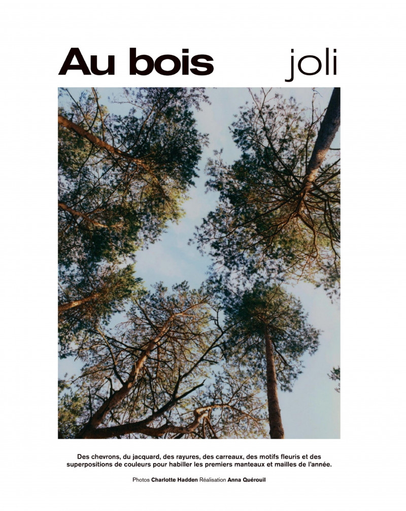 Sarah Hartog featured in Au Bois joli, October 2022