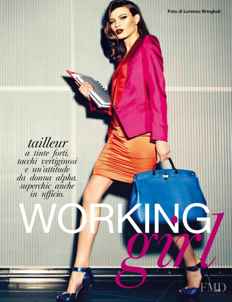 Maria Senko featured in Working Girl, March 2013