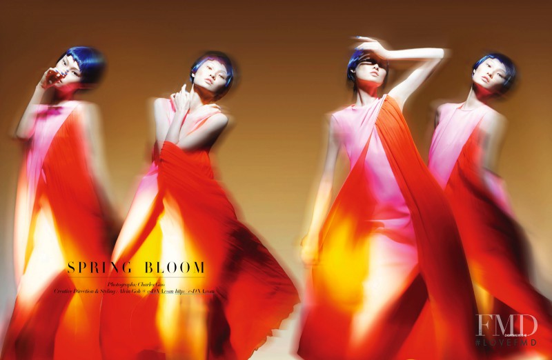 Xiao Wang featured in Spring Bloom, March 2013