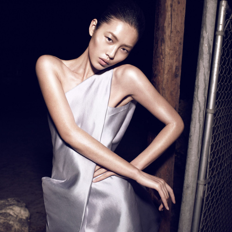 Liu Wen featured in Full Metal Glamour, March 2009