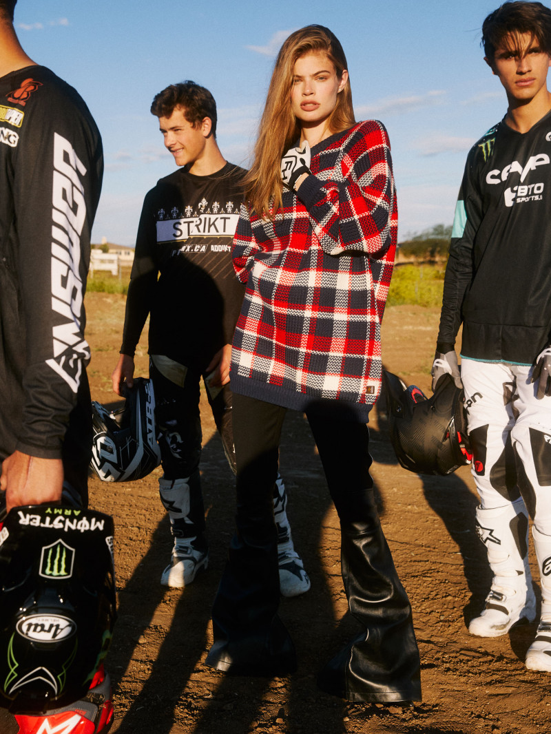 Rachel Connor featured in See V\'s Dirt Bike Take On Fall/Winter Collections, June 2019