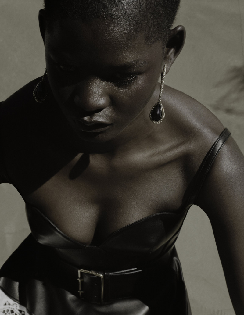 Mouna Fadiga featured in Alexander McQueen, February 2020