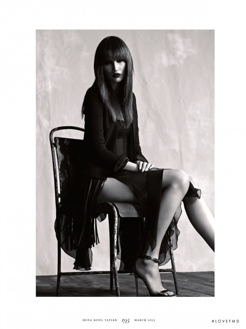 Tara Gill featured in Dark Beauty, March 2013