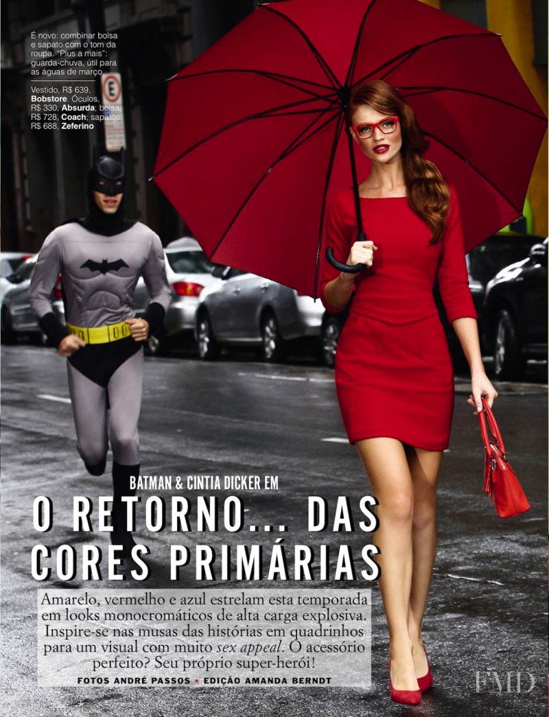 Cintia Dicker featured in O Retorno ... Das Cores Primarias, March 2013