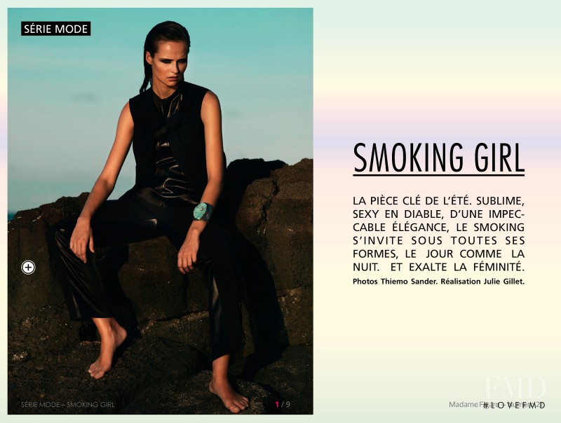 Yuliya Paul featured in Smoking Girl, March 2013