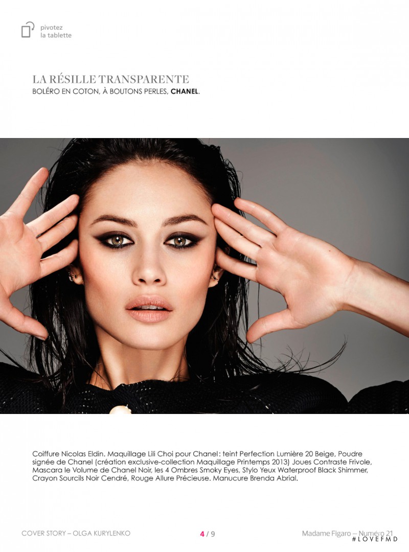 Olga Kurylenko featured in Atmospheres, March 2013