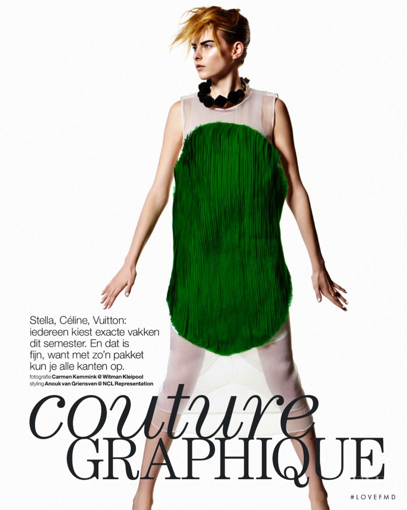 Vera Luijendijk featured in Couture Graphique, April 2013