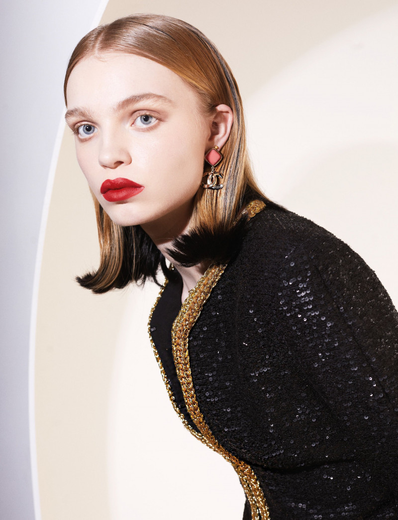 Molly Hamlyn featured in Chanel, March 2022