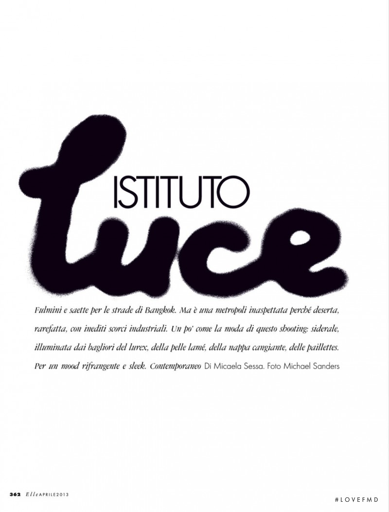 Istituto Luce, April 2013
