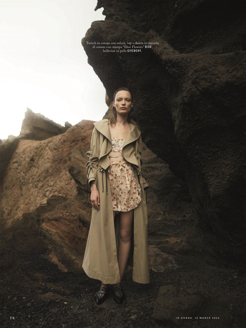 Natalia Chabanenko featured in La moda svelata, April 2023