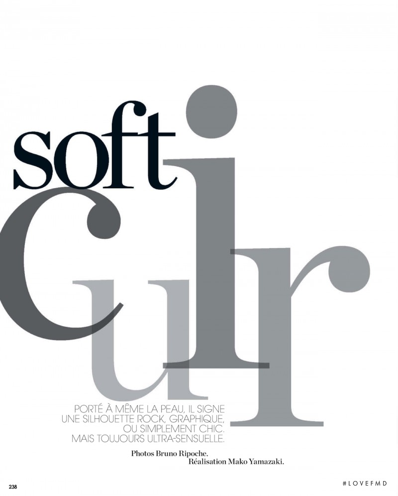 Soft Cuir, April 2013