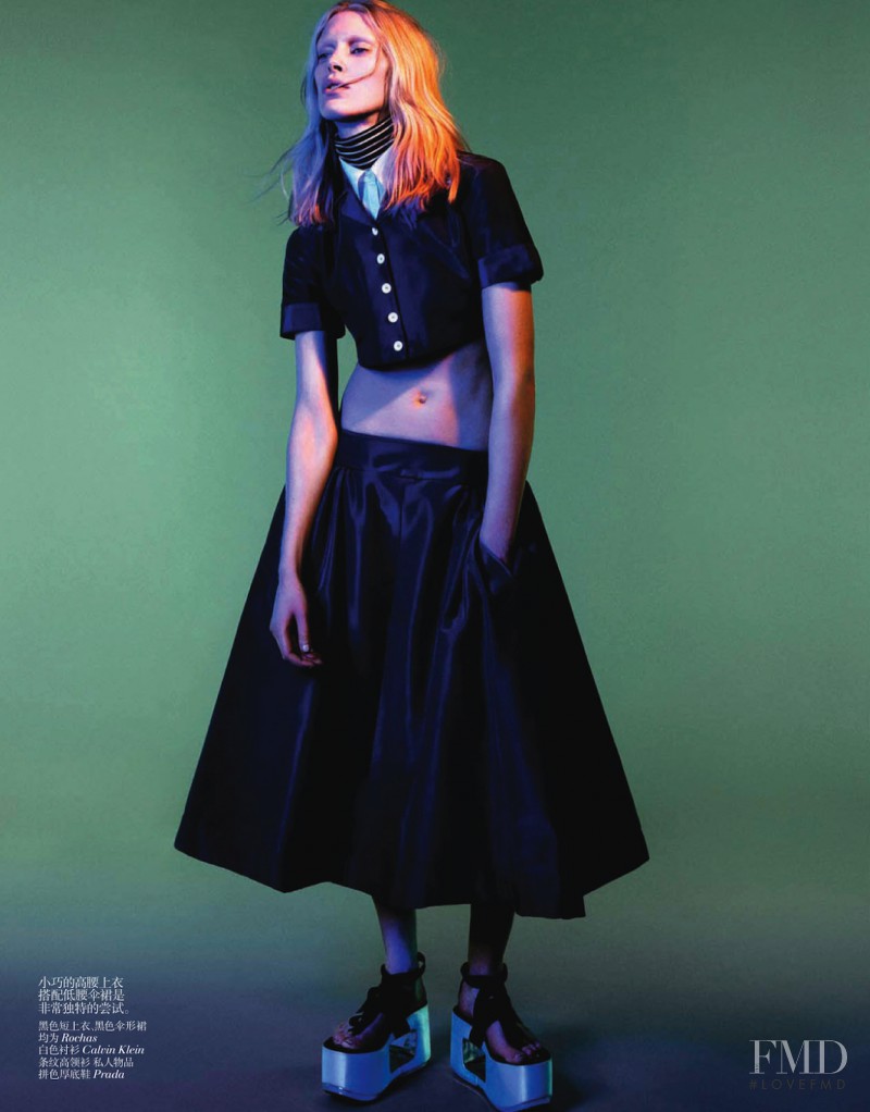 Iselin Steiro featured in Spring Proportions, April 2013