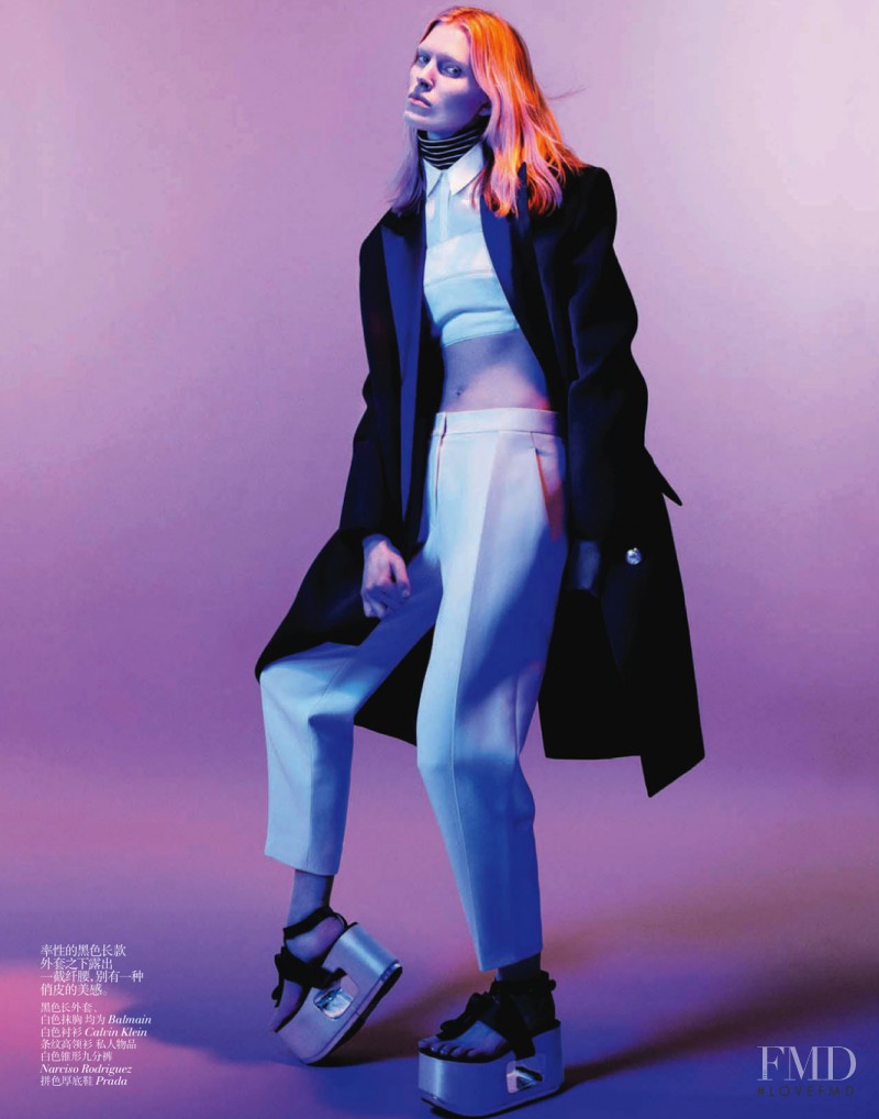 Iselin Steiro featured in Spring Proportions, April 2013