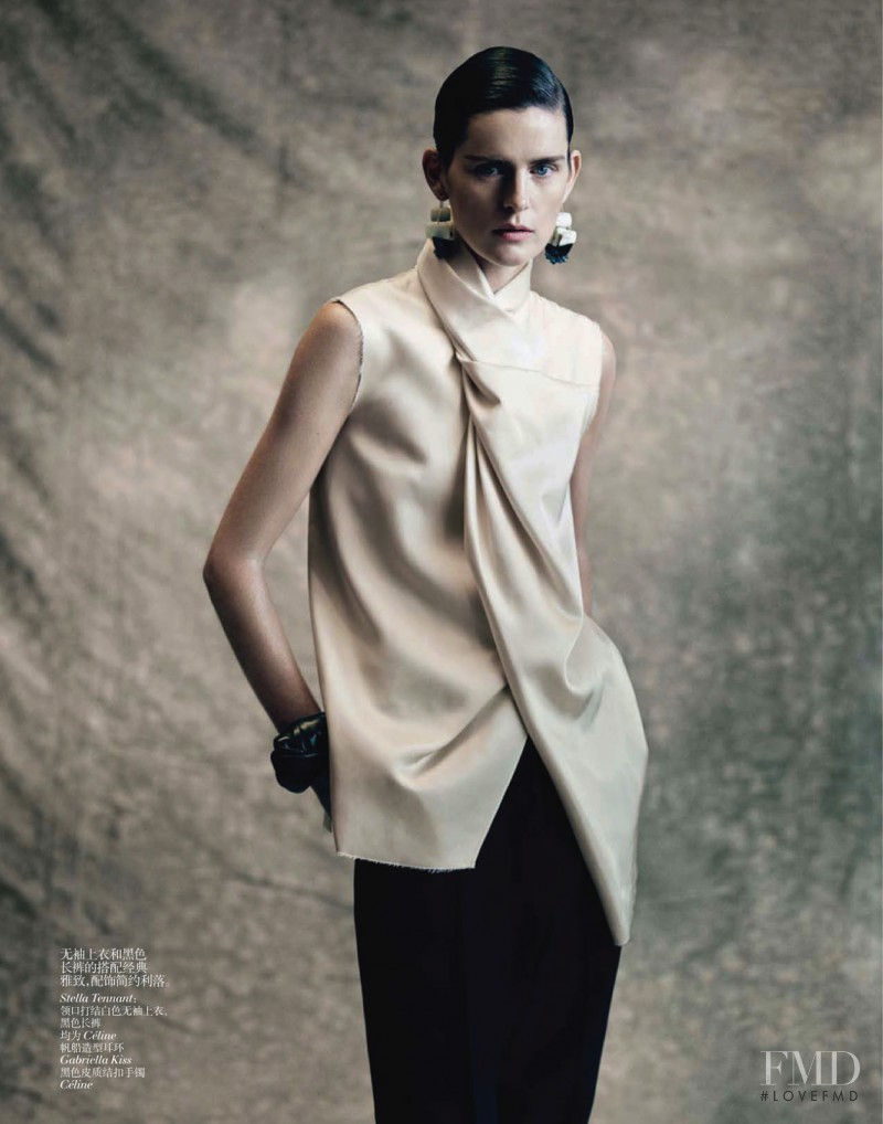 Stella Tennant featured in The Charm Of Diversity, April 2013