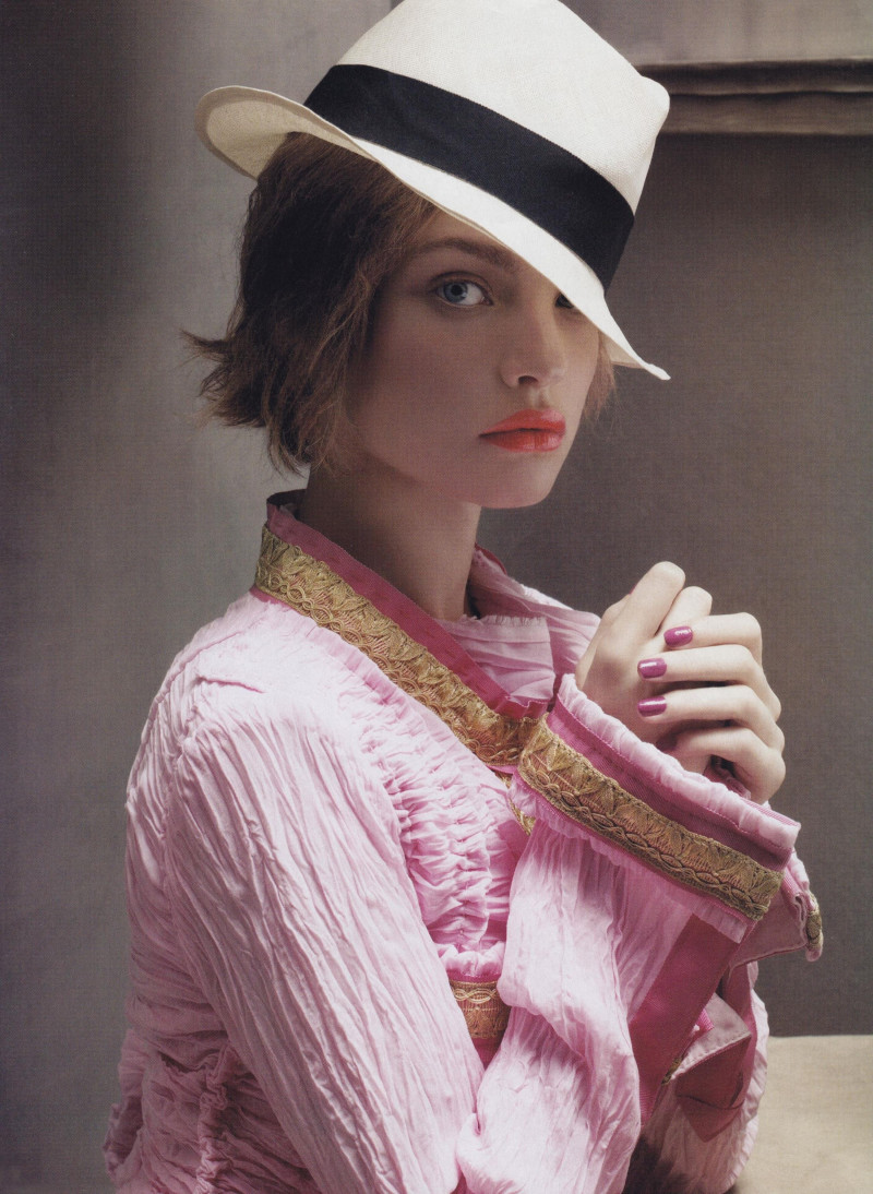 Natalia Vodianova featured in Bold Strokes, January 2008