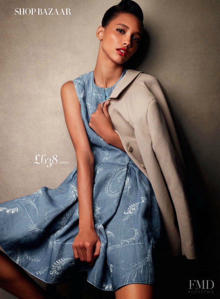 Cora Emmanuel featured in Pretty Edgy, April 2013