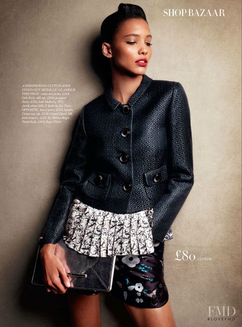 Cora Emmanuel featured in Pretty Edgy, April 2013