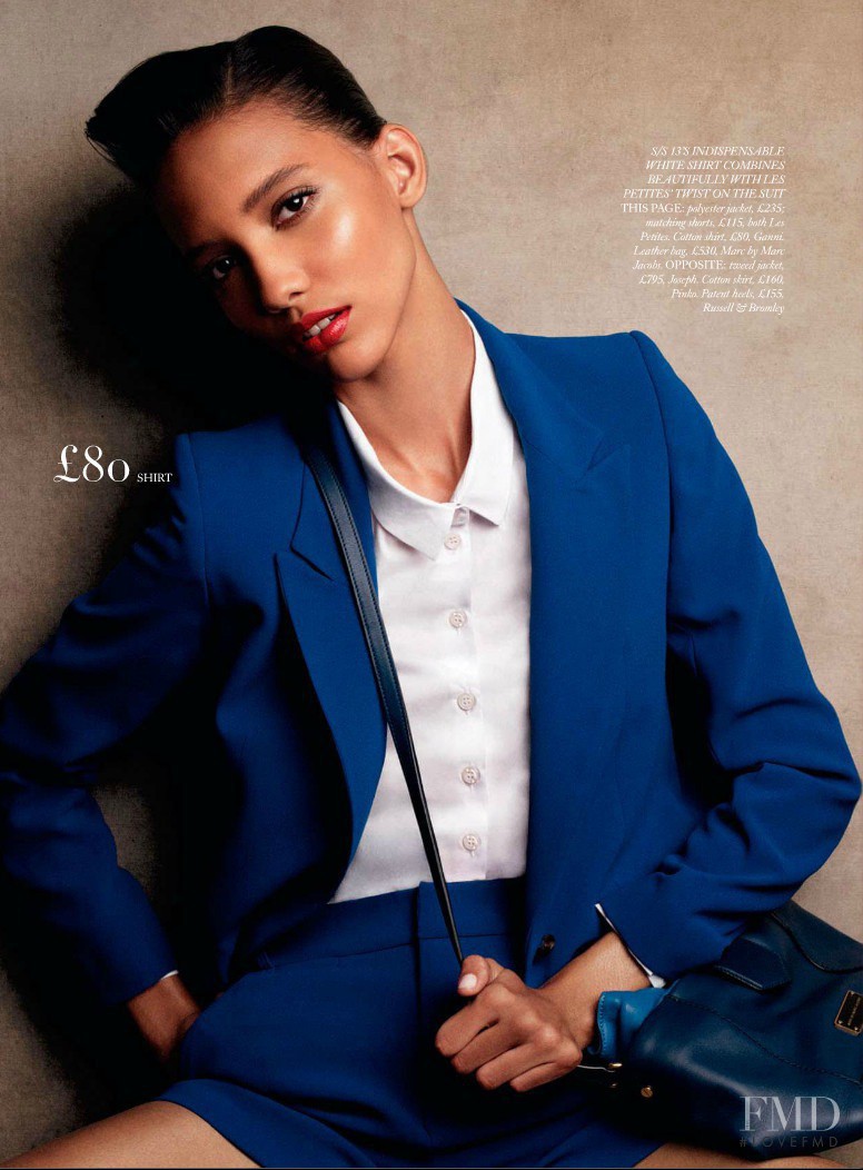 Cora Emmanuel featured in Pretty Edgy, April 2013
