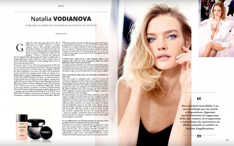 Natalia Vodianova featured in Natalia Vodianova, September 2017