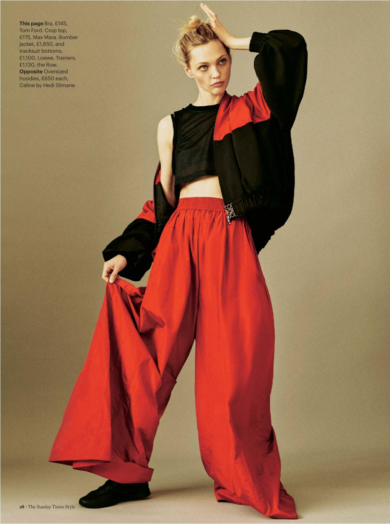 Sasha Pivovarova featured in Good Sport, April 2022