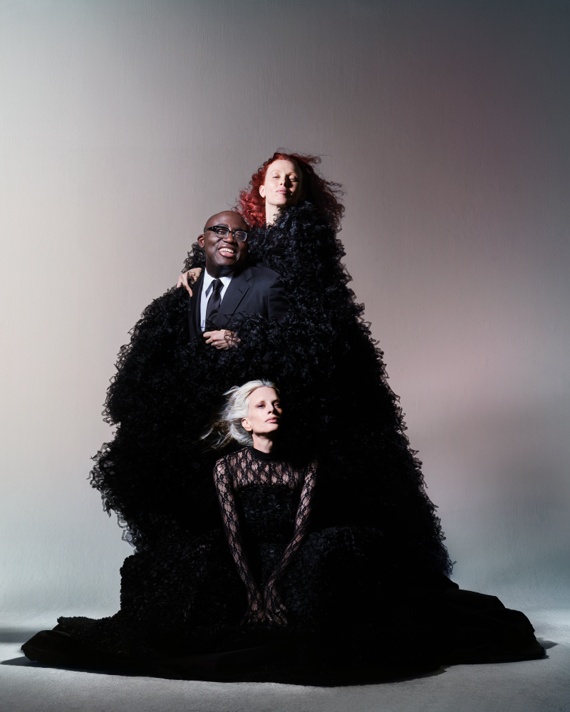 Karen Elson featured in Edward Enninful, January 2023