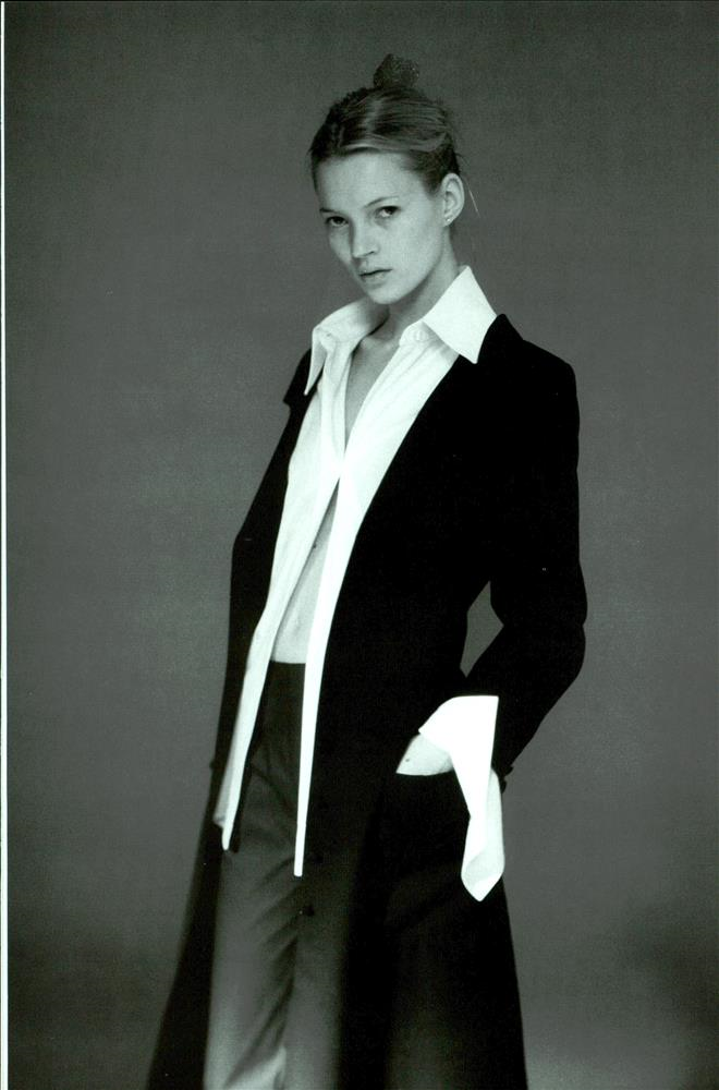 Kate Moss featured in Camicia Bianca, March 1996