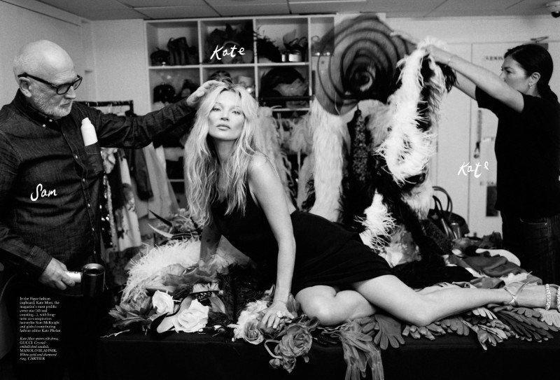 Kate Moss featured in Good Bye Vogue House, November 2023