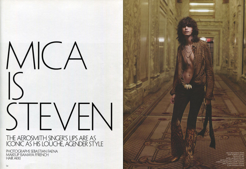 Mica Arganaraz featured in Mica Is Steven, February 2016