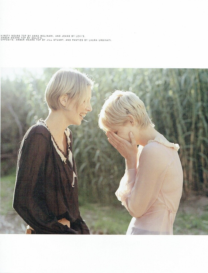 Amber Valletta featured in Creature Comfort, April 2002