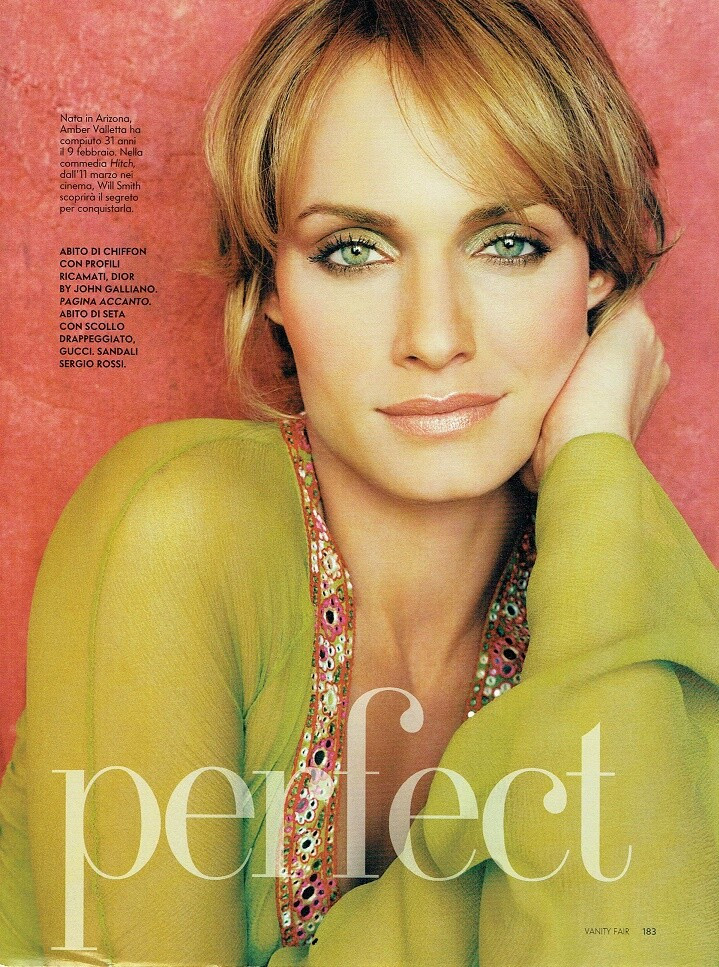 Amber Valletta featured in Simply Perfect, March 2005