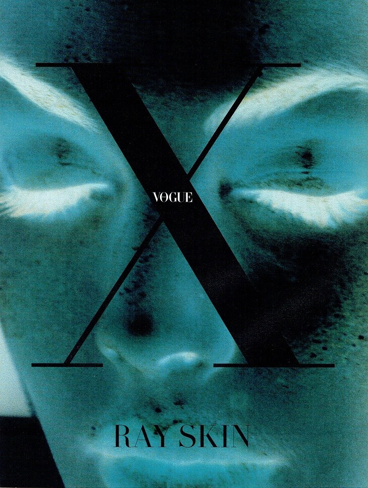 Amber Valletta featured in X-Ray Skin, January 1998