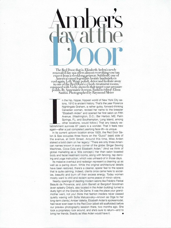 Amber\'s Day At The Door, October 1997
