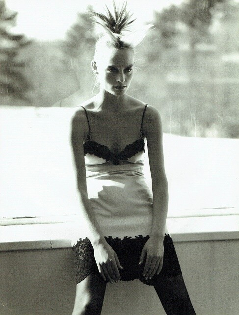 Amber Valletta featured in Blue Moon, March 1996