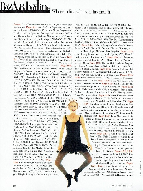 Amber Valletta featured in Up!, December 1993