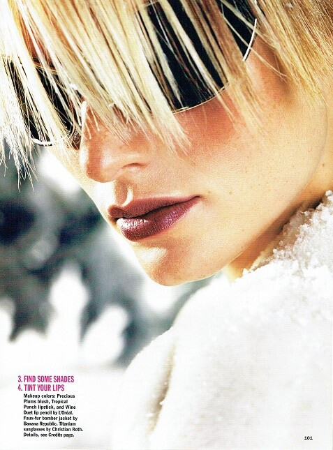 Amber Valletta featured in Winter Hot List, December 2001