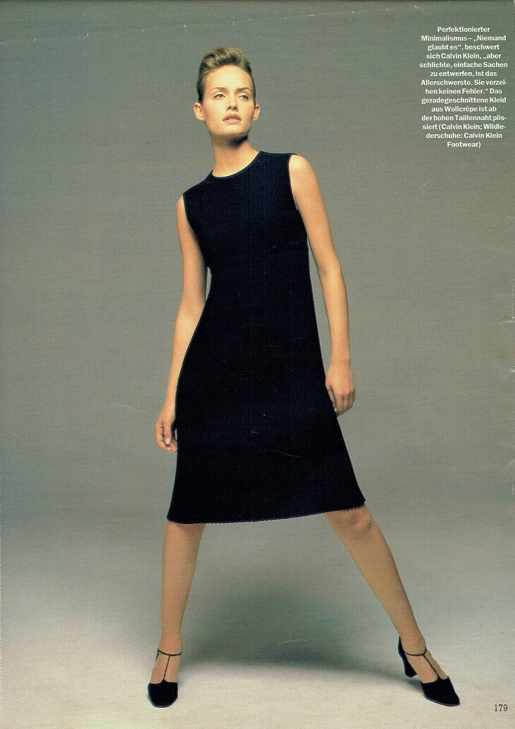 Amber Valletta featured in Calvin Klein, September 1994