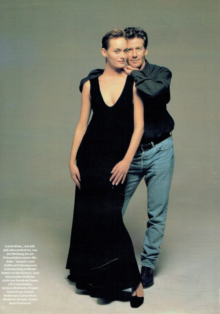 Amber Valletta featured in Calvin Klein, September 1994