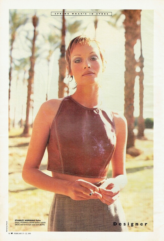 Amber Valletta featured in Desert Hearts, February 1993