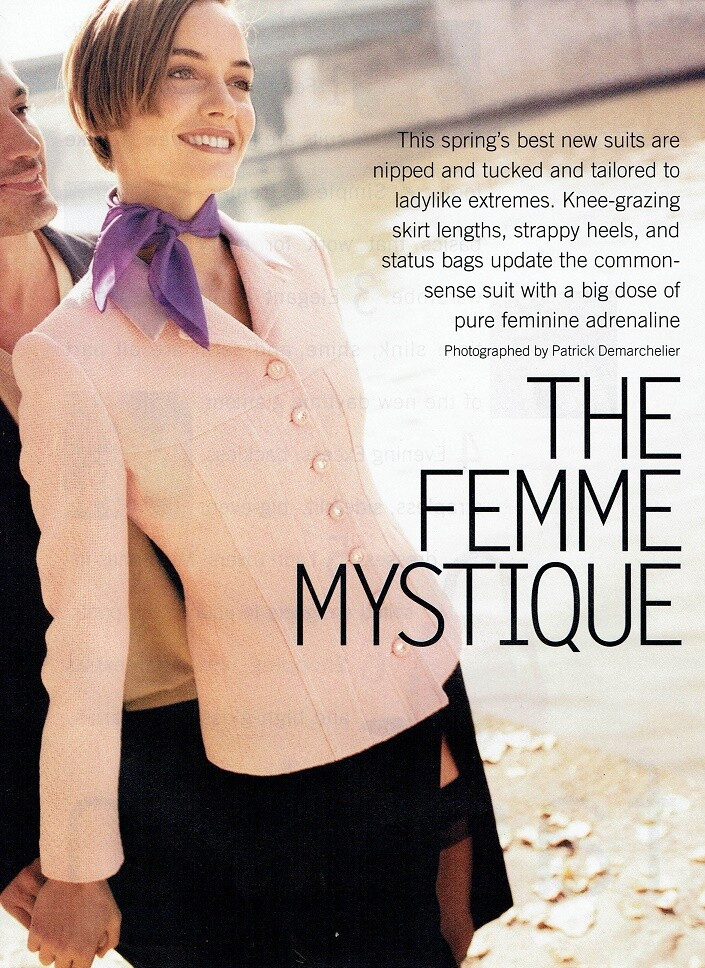 Amber Valletta featured in The Femme Mystique, April 1995