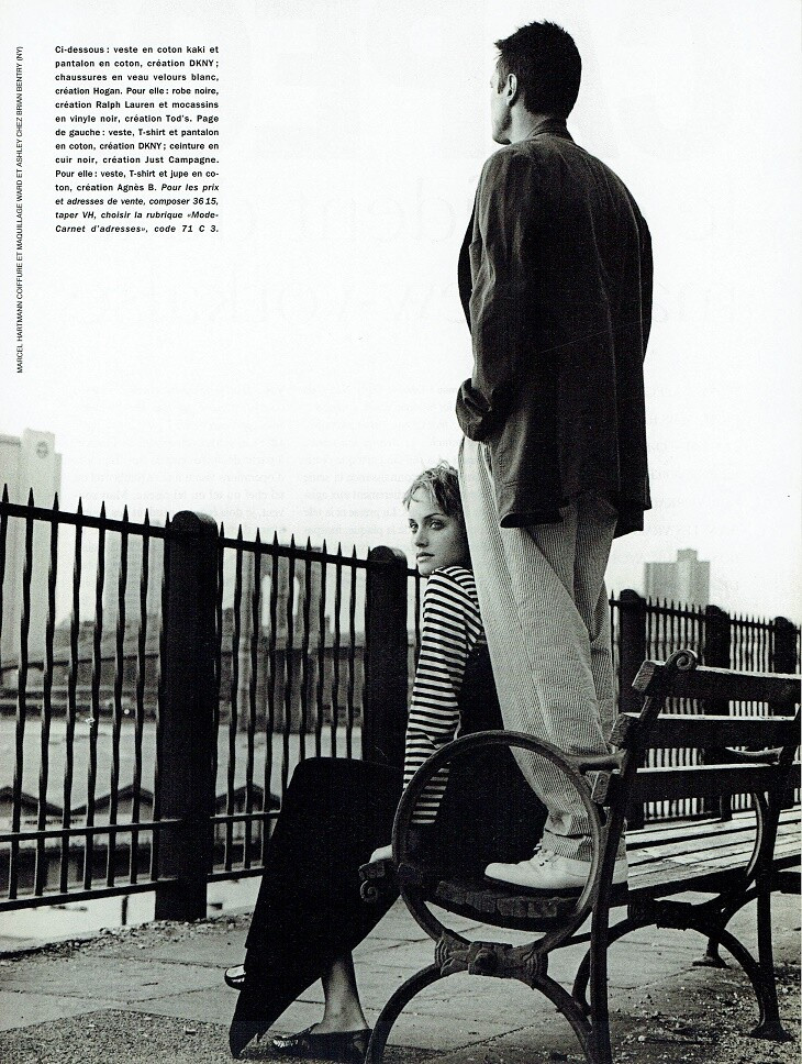 Amber Valletta featured in Les Maries De New York, July 1994