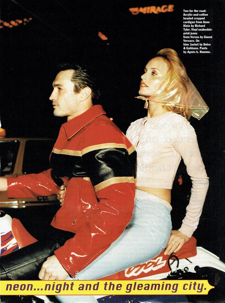 Amber Valletta featured in Diva Las Vegas, May 1995