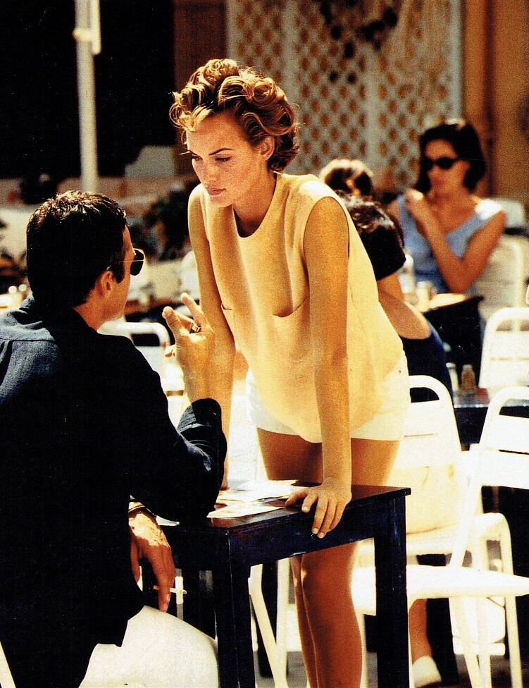 Amber Valletta featured in Sous Le Soleil, August 1992