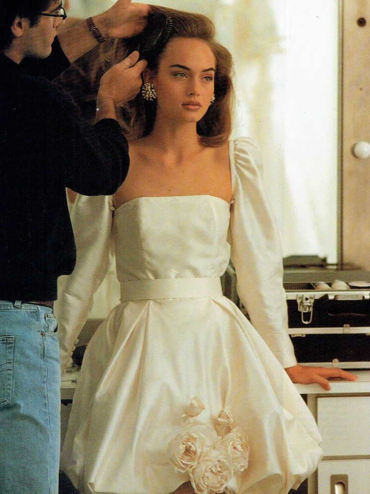 Amber Valletta featured in Operazione Make Up, March 1992